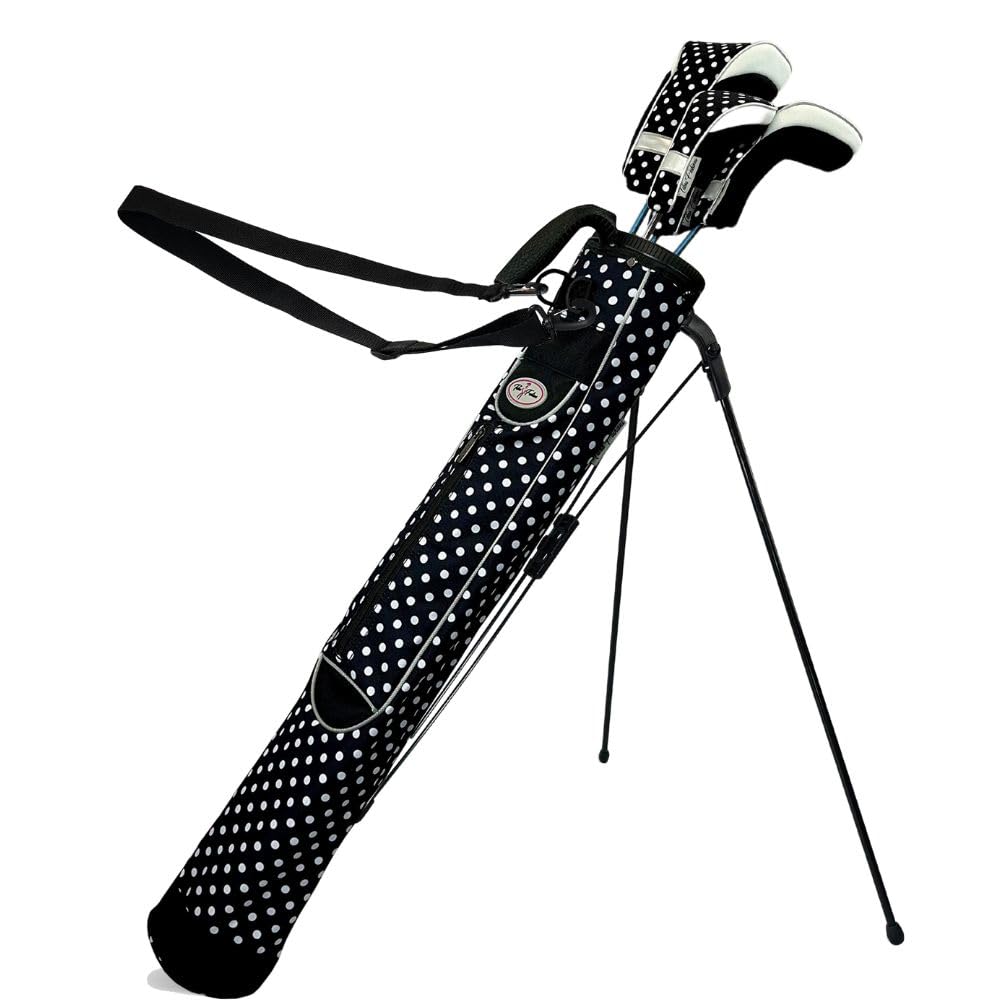 Taboo Fashions Sunday bag polka dots design adds chic flair on the driving range