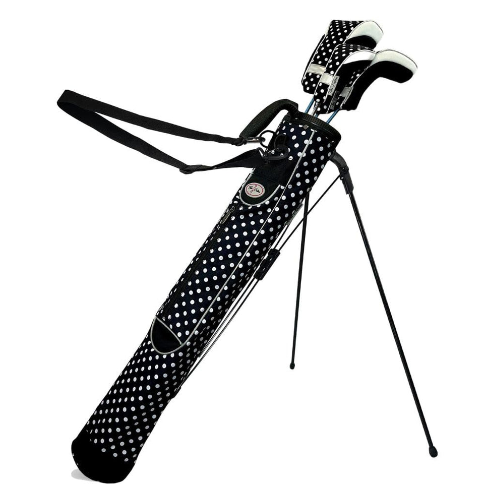 Taboo Fashions Sunday bag polka dots design adds chic flair on the driving range