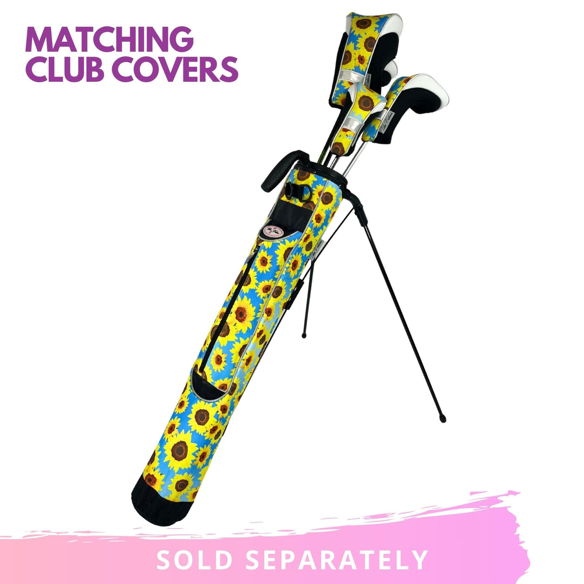 Taboo Fashions Sunday golf bag 8-club capacity for organized play