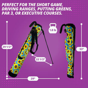 Taboo Fashions Sunday golf bag with shoulder strap for flexible carrying