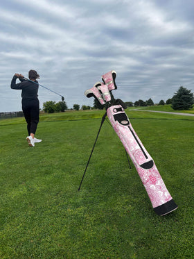 Taboo Fashions Sunday bag with water-resistant material protects gear