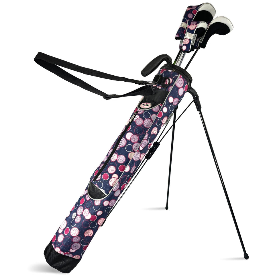 Taboo Fashions Sunday bag with Poppin Bottles design, lightweight carry on the course