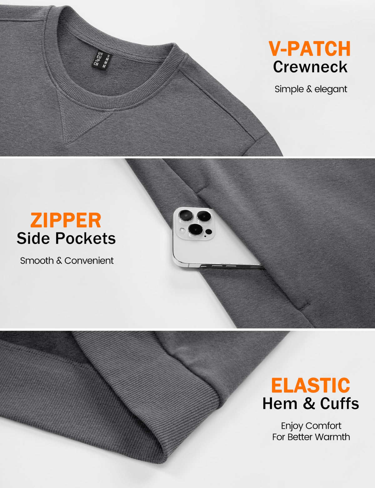 TACVASEN versatile pullover pairs with jeans for casual or layered wear.