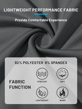 TACVASEN versatile fleece sweater for gym and casual wear in dark gray