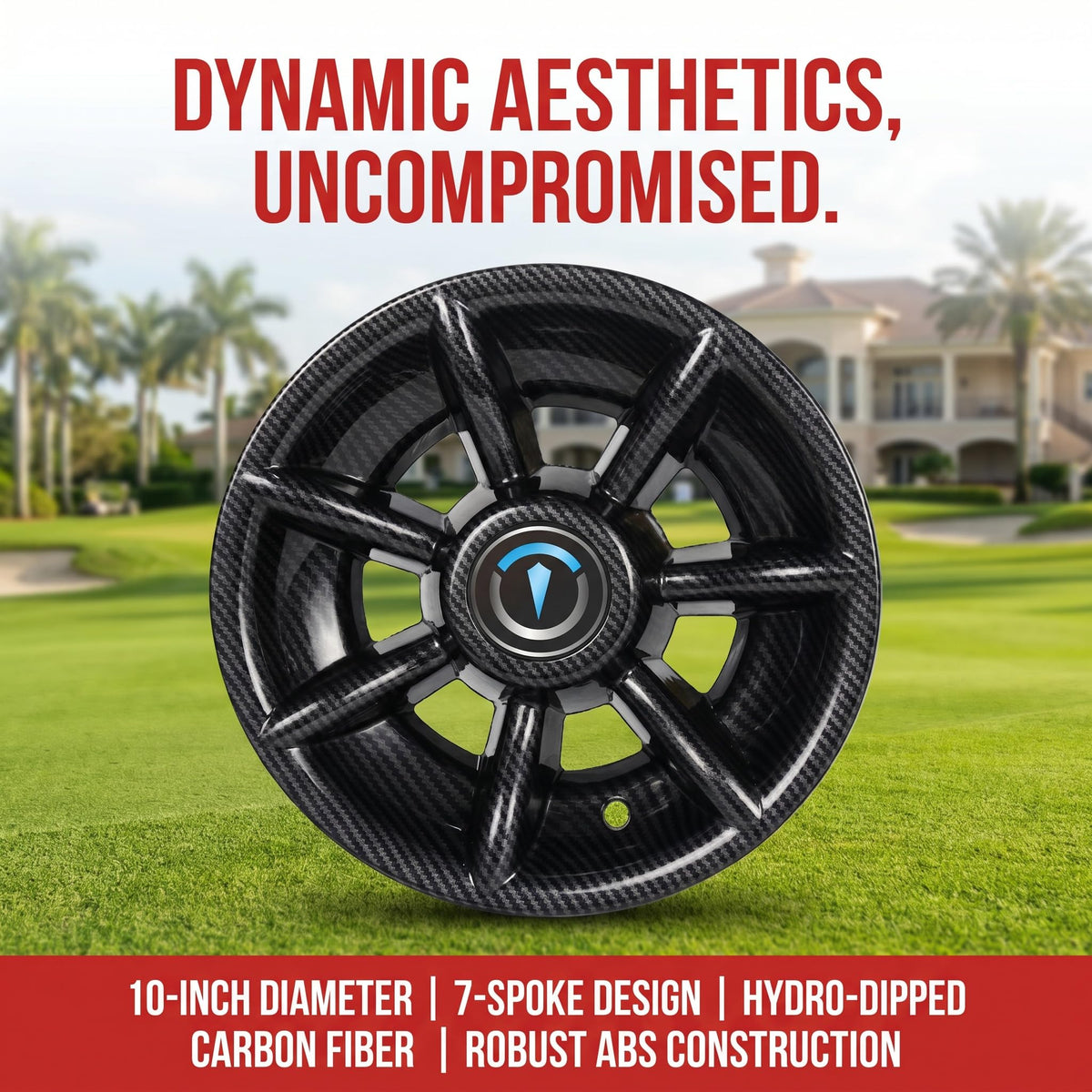 Easy snap-in installation demonstrated by lining up with the tire air valve.