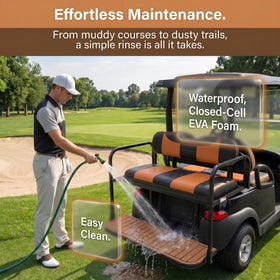 TakeLook rear seat mat supports grip in both wet and dry rides.