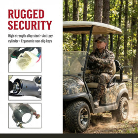 Takelook ignition key switch RT carts side profile highlights cross-model compatibility for hunting and golf