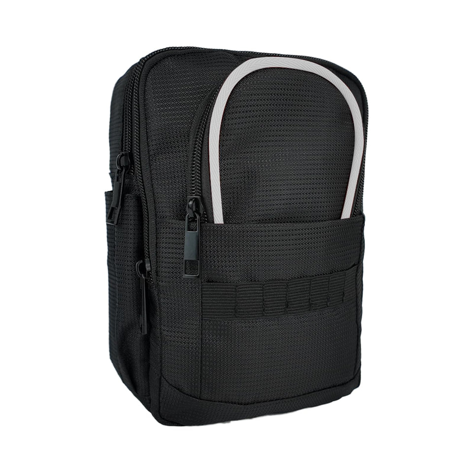 TAKUMUSU golf valuables pouch with clip keeps essentials secure on your bag