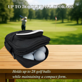 TAKUMUSU golf valuables pouch rangefinder pocket keeps tech within reach