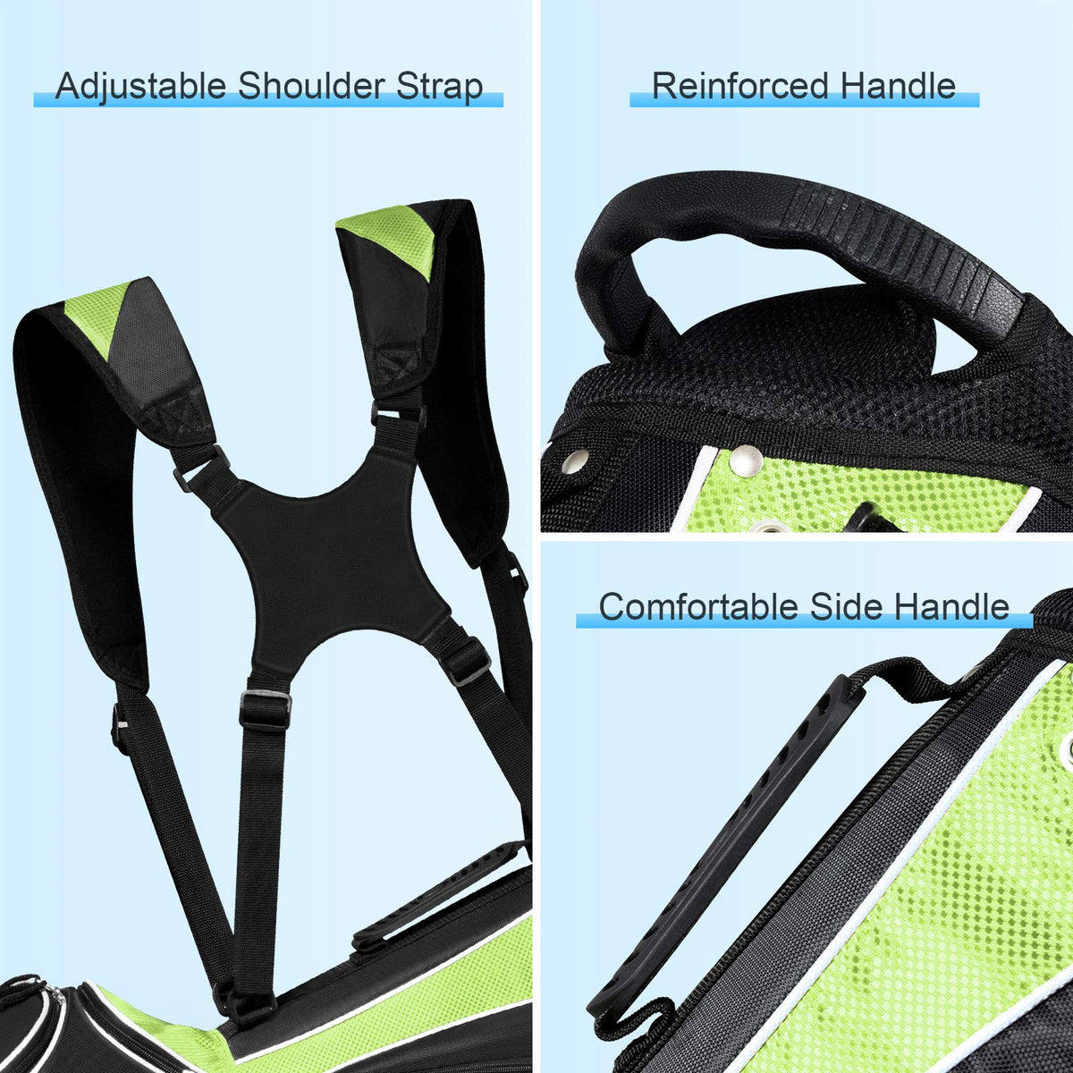 Tangkula stand bag anti slip feet for stable setup on turf