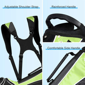 Tangkula stand bag anti slip feet for stable setup on turf