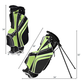 Tangkula bag features umbrella holder for quick access on course