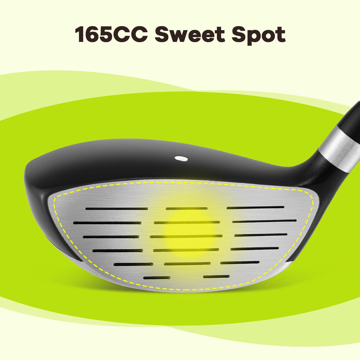 Tangkula 165cc sweet spot fairway wood for consistent contact