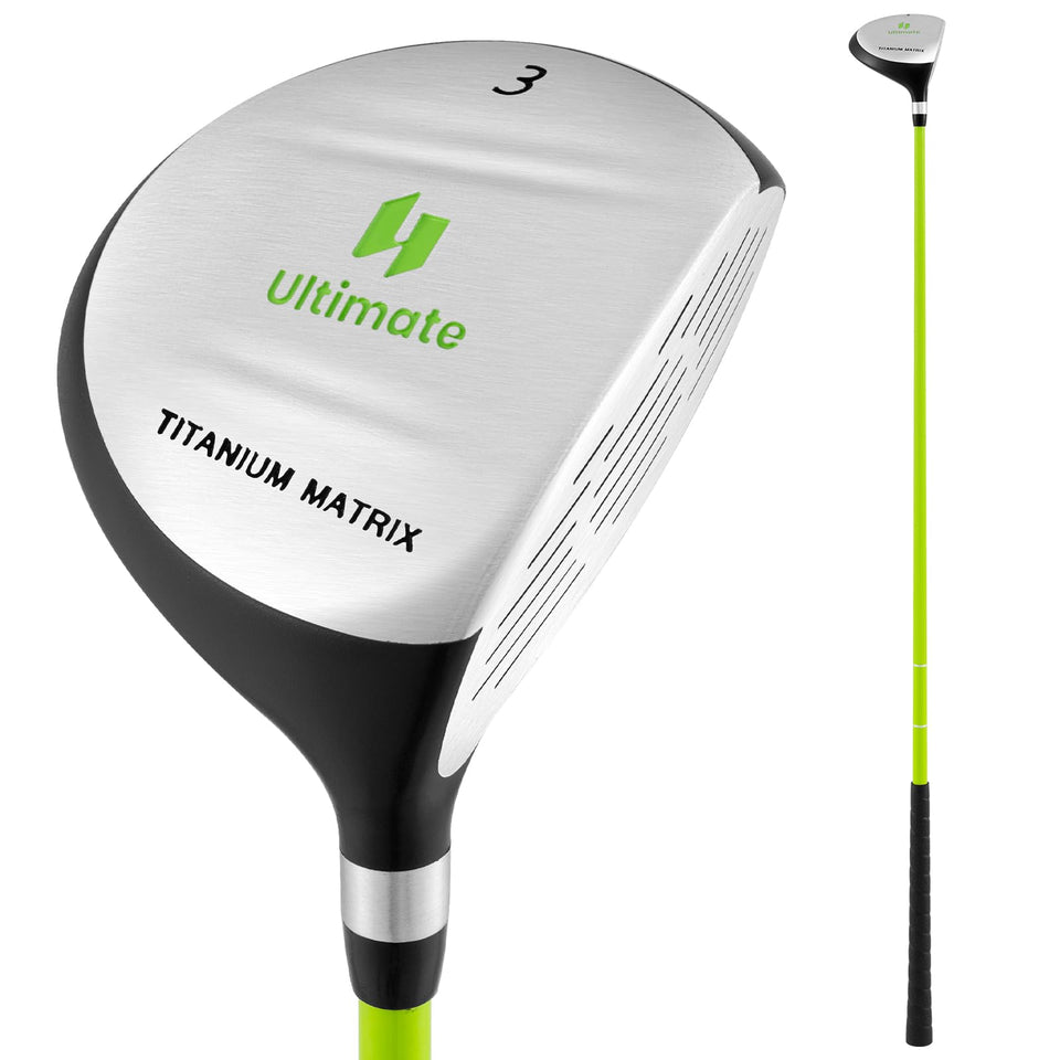 Tangkula junior 3 fairway wood 34 inches for forgiving off-center hits