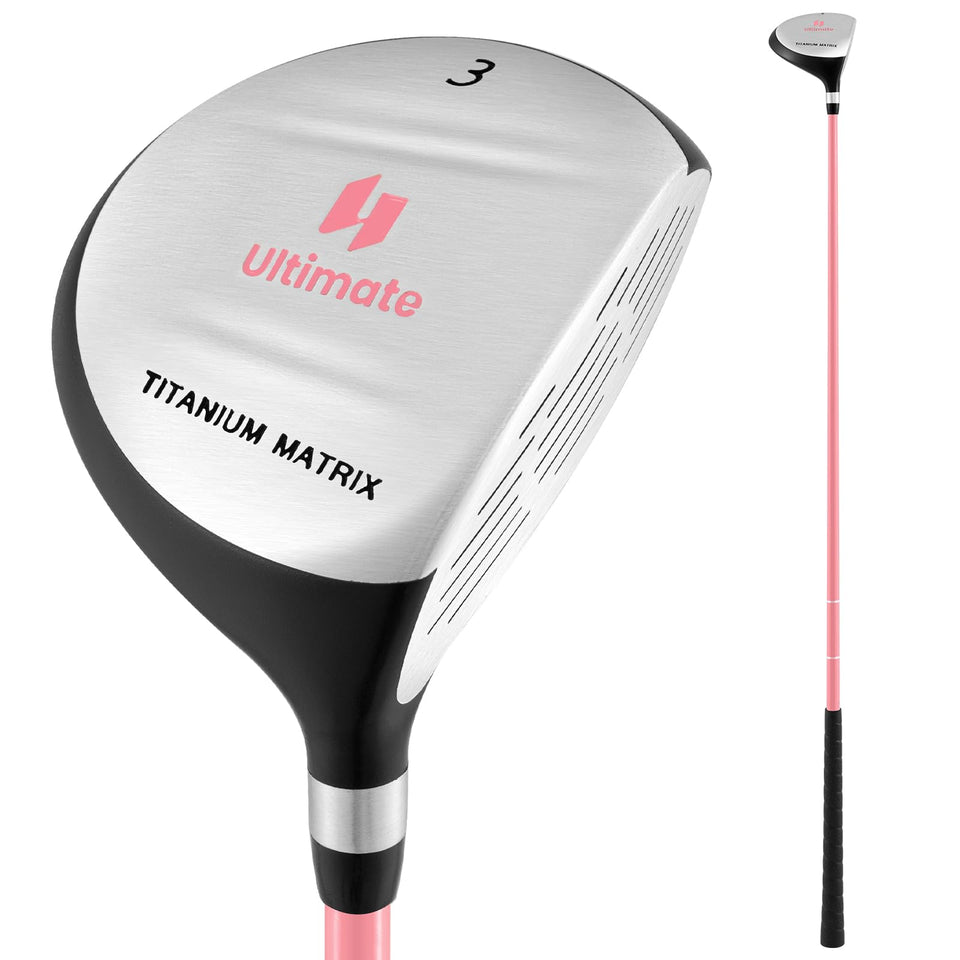 Tangkula Junior 3 Fairway Wood, 38 inches, promotes growing players' swing consistency.