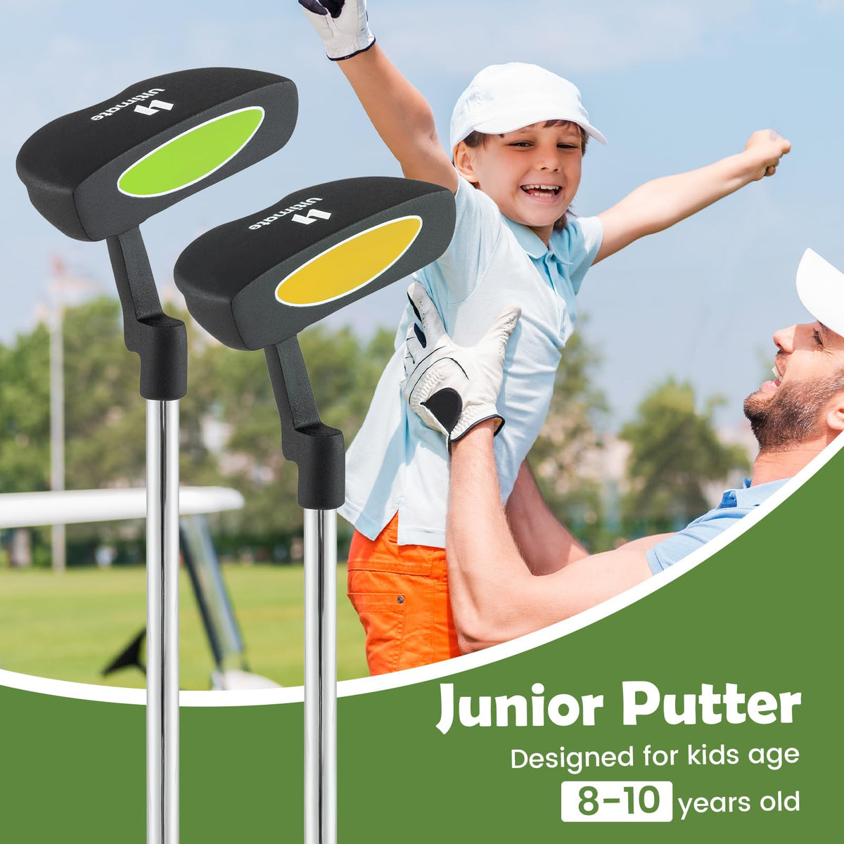 Tangkula junior mallet putter head cover protects the club when stored
