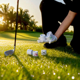 Tarotoo practice golf balls showing realistic sound and spin for feedback