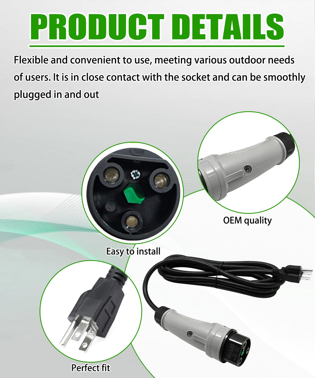 Taruimoo Y-60 replacement cable for OEM 07-014 with easy install