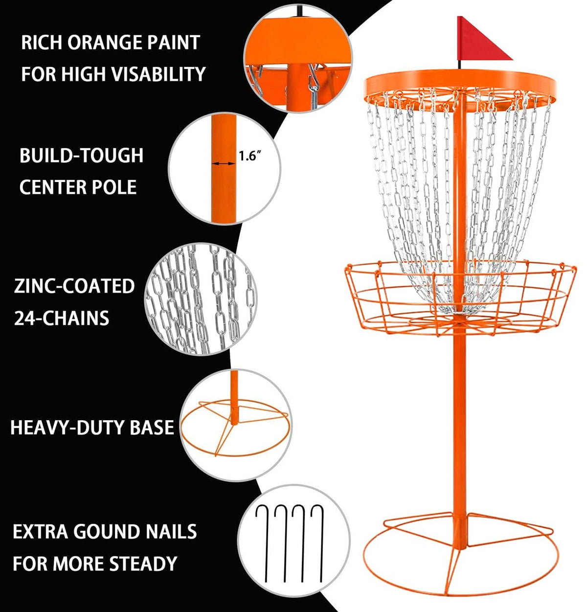 TARUMG basket assembly kit shown for quick setup and storage