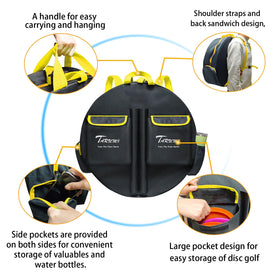 TARUMG transit bag keeps the basket compact and portable.