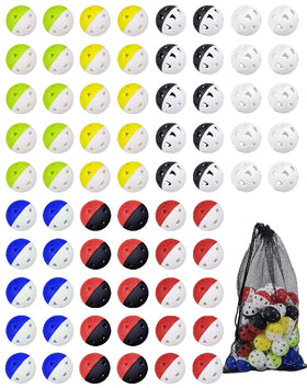 Tarutaru 70-pack practice balls shown in a box for versatile home training.