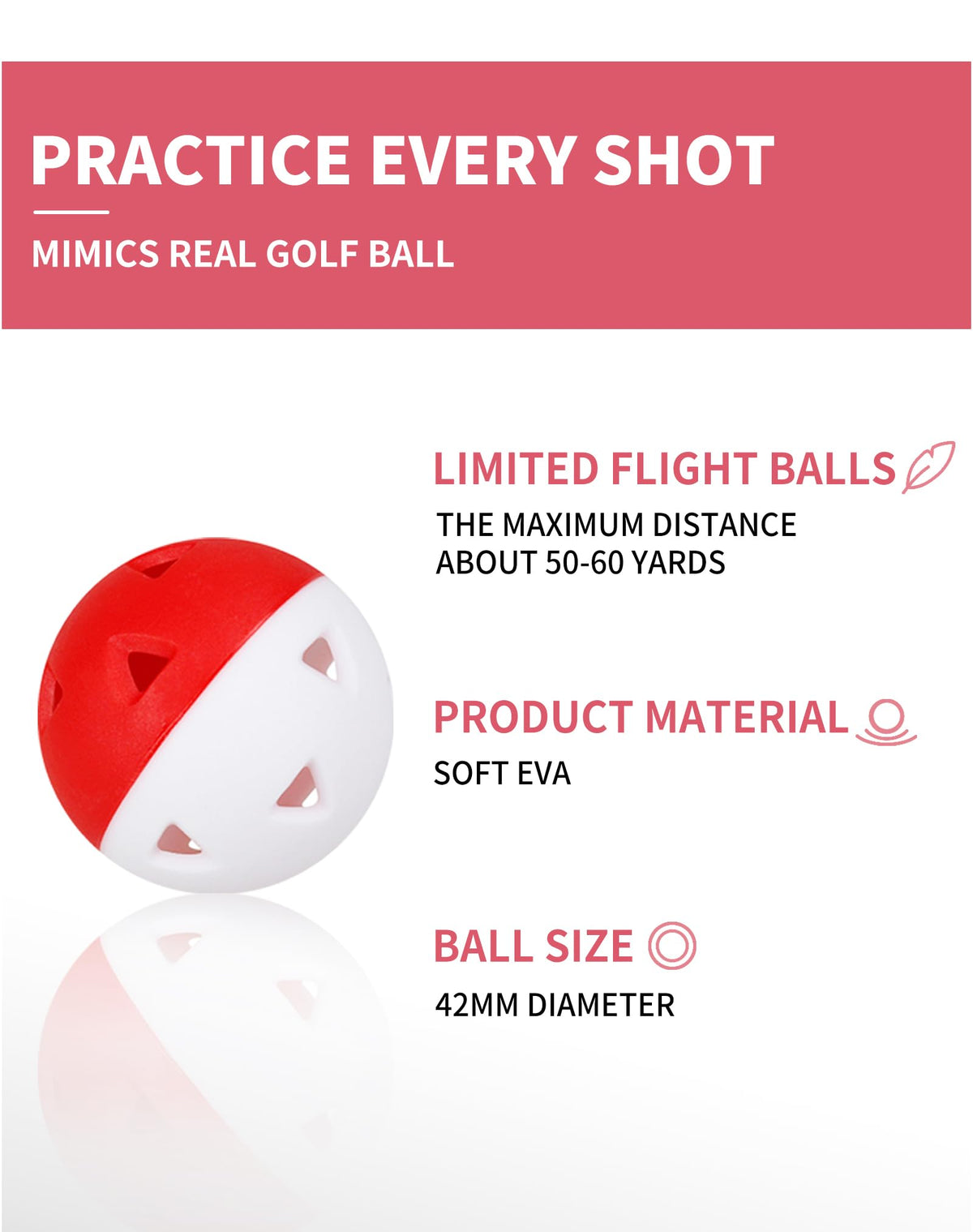 Tarutaru durable pop-back EVA ball demonstrates long lasting resilience after hits.