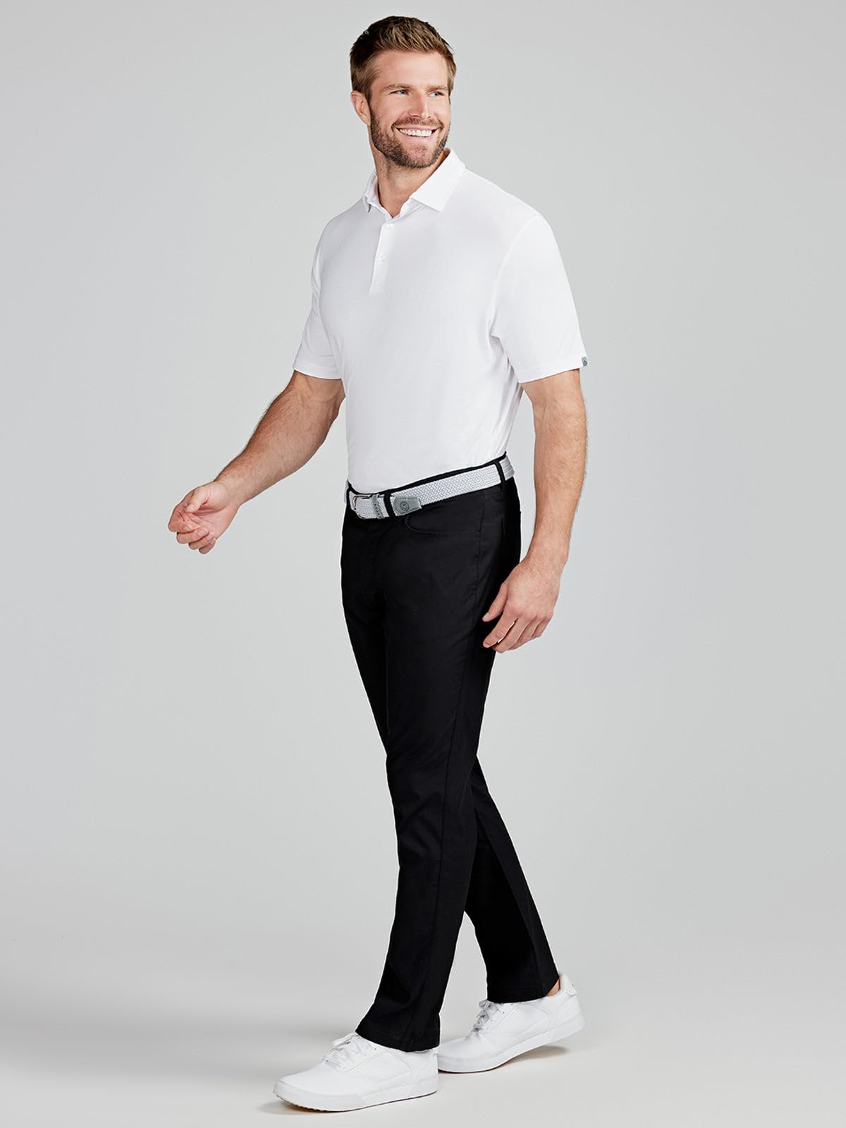 Tasc Performance Motion Pants on course highlight mobility and performance.