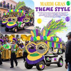 Tasdurian tinsel fringe garlands shimmer along the parade route
