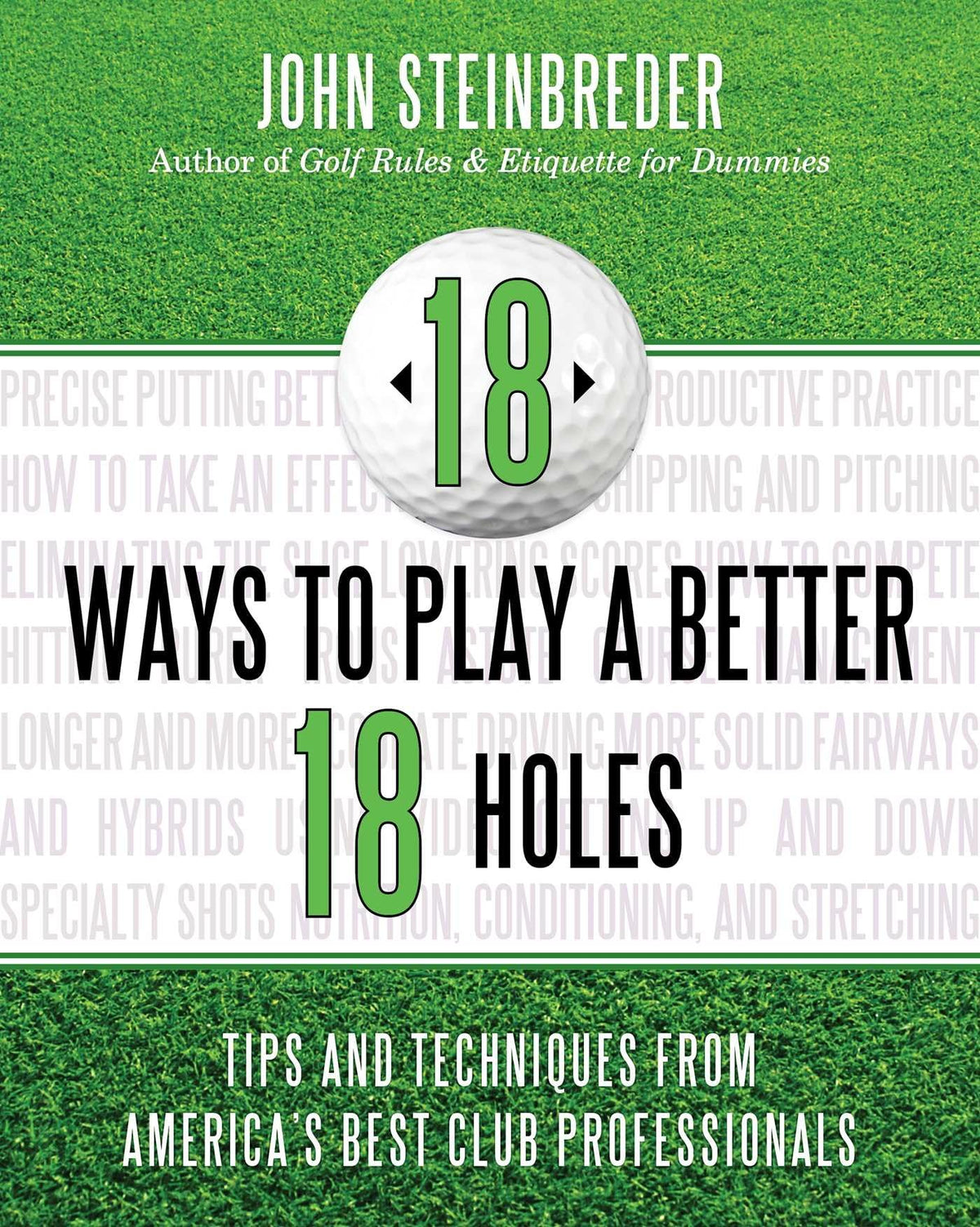 Taylor Trade Publishing 18 Ways book cover featuring expert golf tips for better play