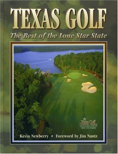 Taylor Trade Publishing Texas Golf cover with vivid photos and course legends for enthusiasts