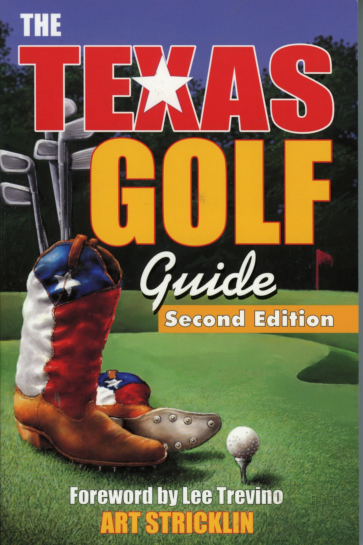 Taylor Trade Publishing Texas Golf Guide cover, a handy resource for planning Texas golf trips