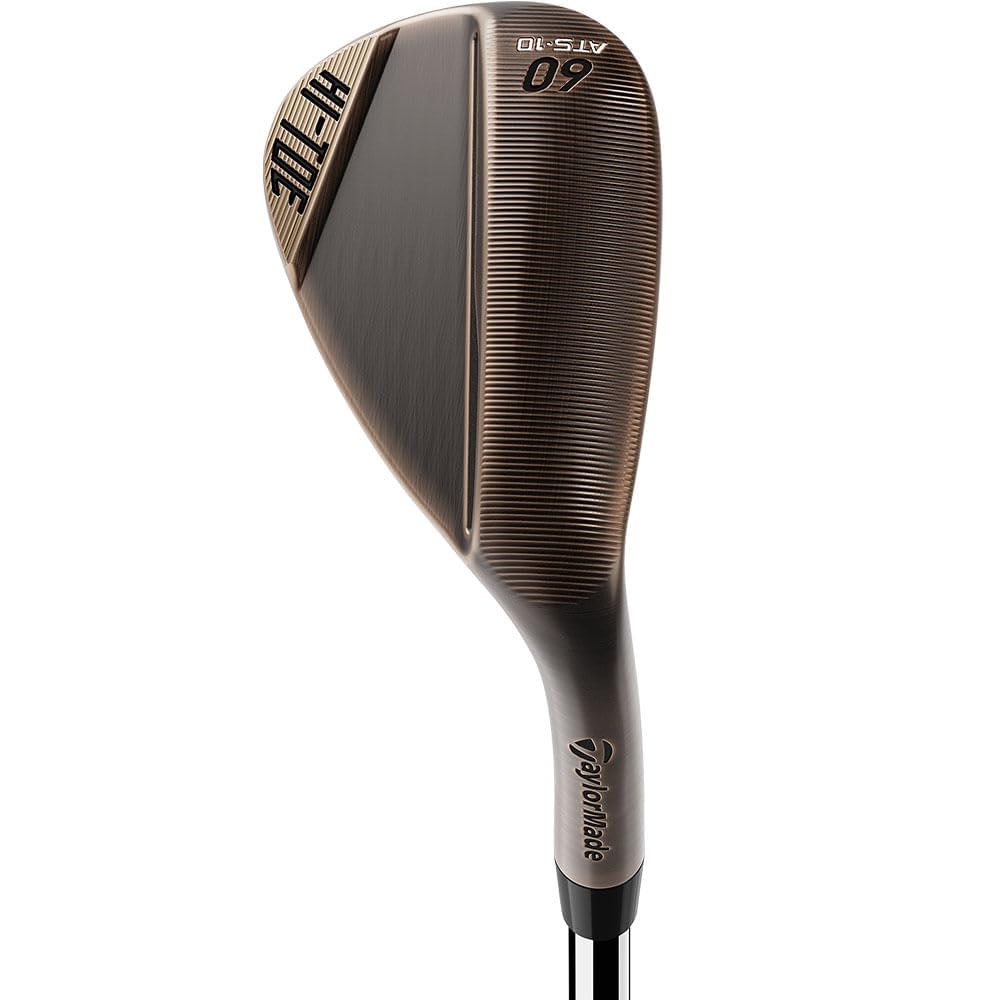 TaylorMade HI-Toe wedge high CG design supports low launches and high spin trajectories.