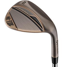 TaylorMade HI-Toe wedge large face with full grooves boosts confidence on approach shots.