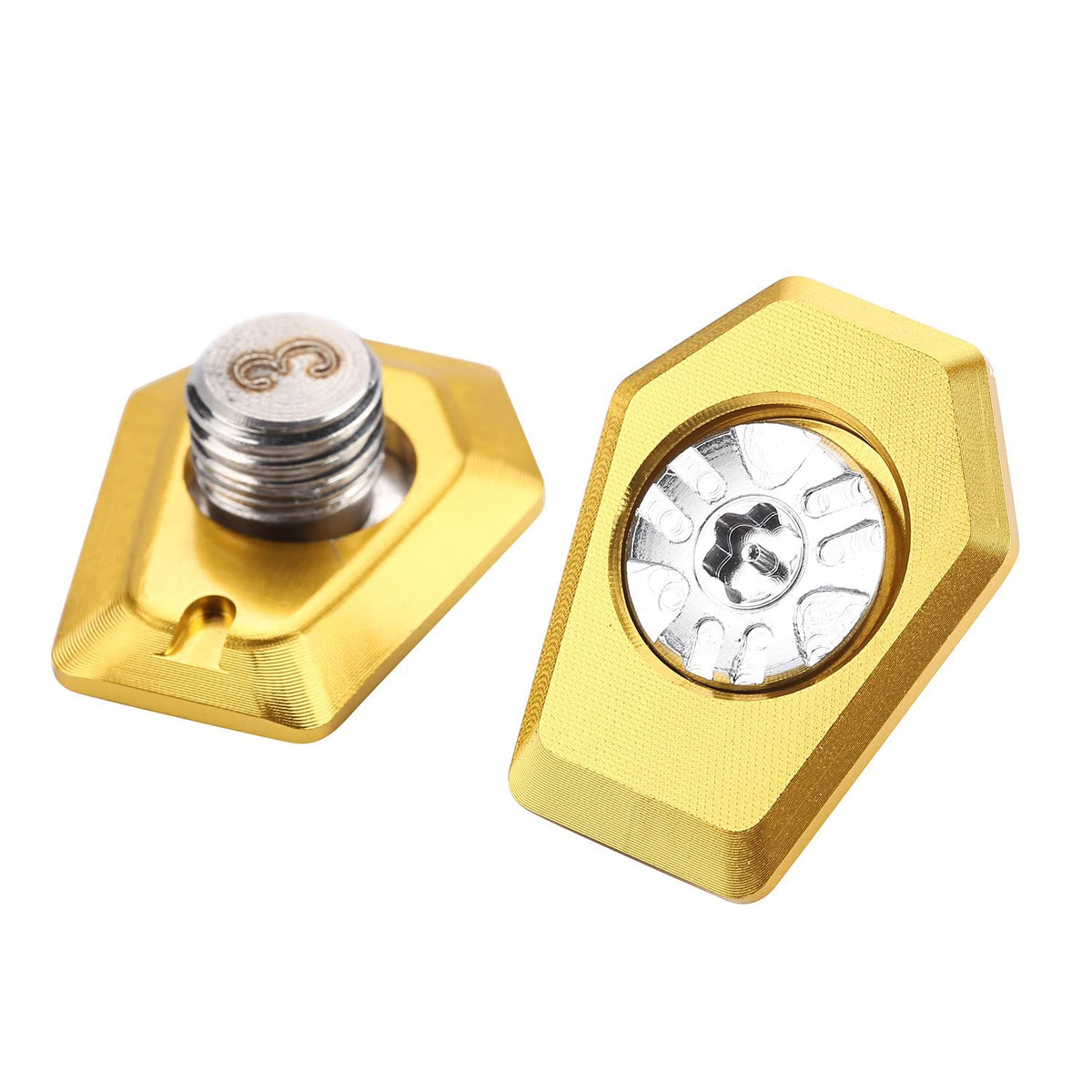 Taylormade M2 gold weight 6g installed for precise swing weight adjustment