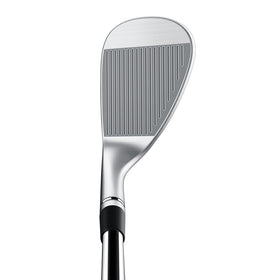 TaylorMade MG4 Chrome wedge 56-12 top view showing refined silhouette for confident shots.