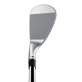 MG4 Chrome wedge close-up of laser-etched grooves for spin.