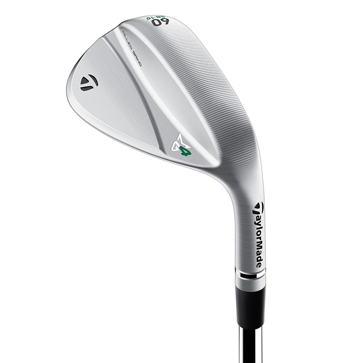 TaylorMade MG4 Chrome wedge finish boosts feel for precise approach shots in all weather