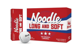 TaylorMade Noodle 22 Long & Soft cover close-up, durable and soft feel.