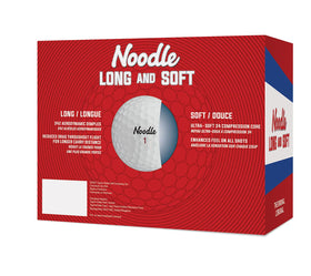 TaylorMade Noodle Long & Soft greenside view shows spin and control around greens.