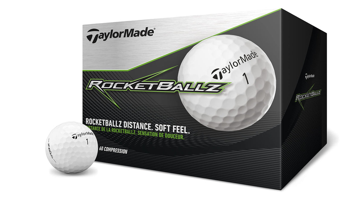 TaylorMade RBZ Soft ball cover detail emphasizing ionomer construction