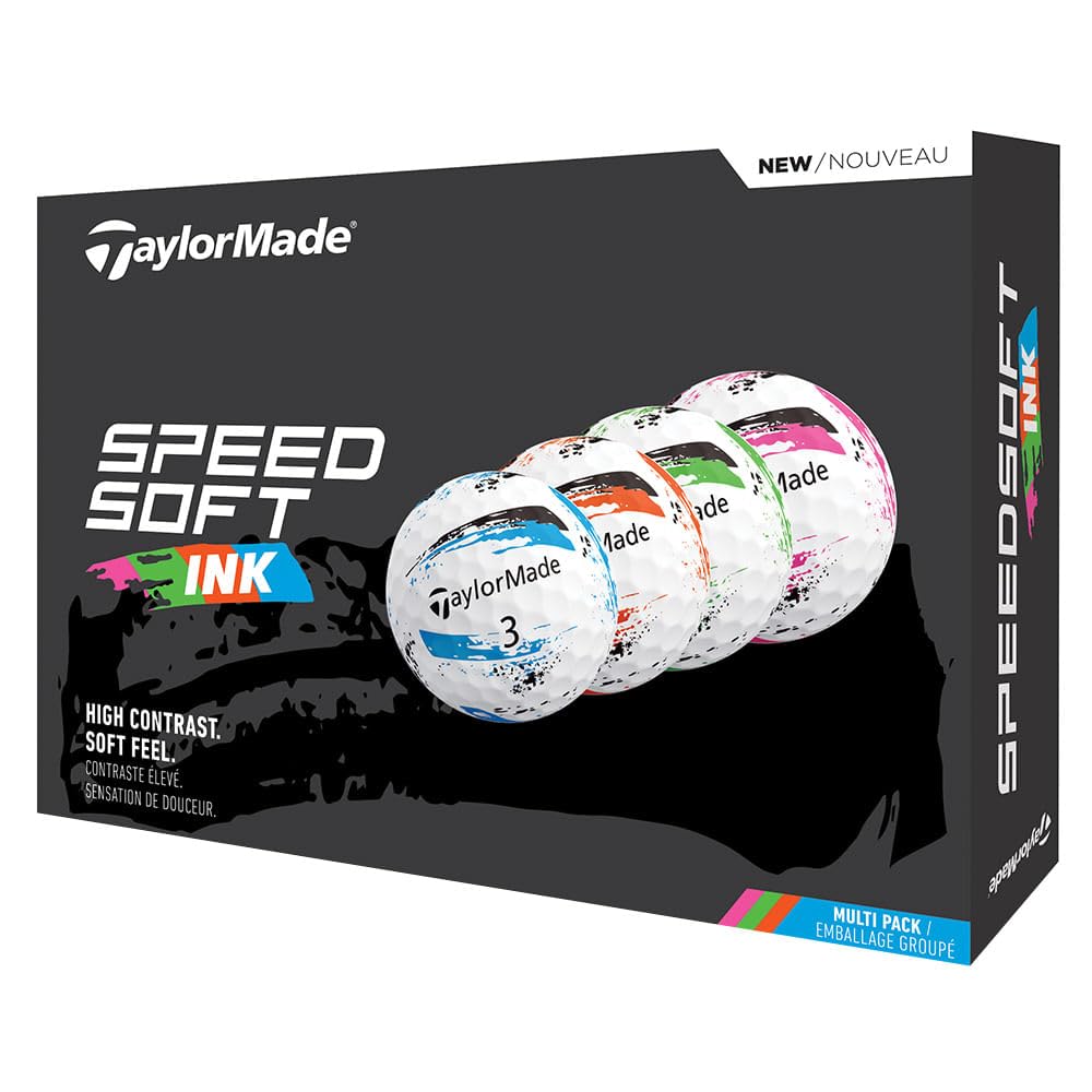 TaylorMade Speed Soft Ink balls demonstrate soft feel on iron shots