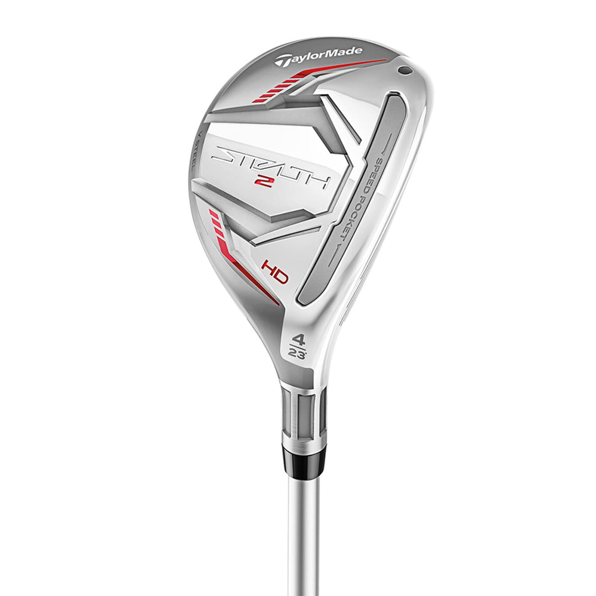 TaylorMade Stealth2 high-draw rescue women’s club head showing forgiving design.