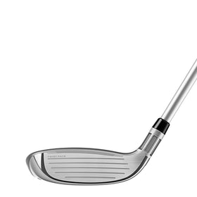 TaylorMade Stealth2 High Draw Rescue Womens 5-26 RH sole and Speed Pocket for turf forgiveness.