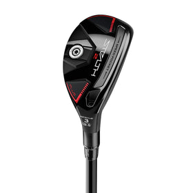 TaylorMade STEALTH2 Plus Rescue left-handed head shows balanced profile for consistent feel.