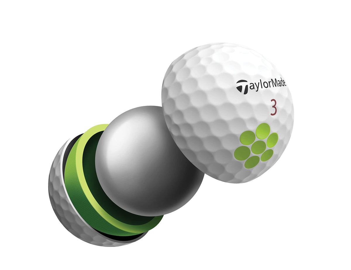 TaylorMade Tour Response ball Speedmantle close-up illustrating faster ball speed