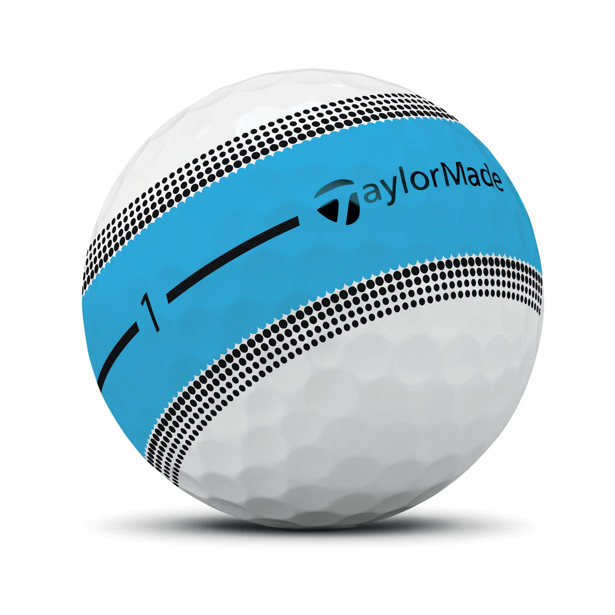 TaylorMade Tour Response Stripe ball color variants improve on-course visibility during daylight.