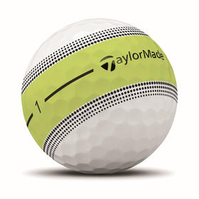 TaylorMade Tour Response Stripe Yellow with 22mm alignment aid enhances accuracy on every swing.