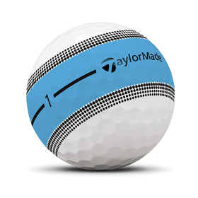 TaylorMade Tour Response 100% cast urethane cover delivers soft feel and durability.