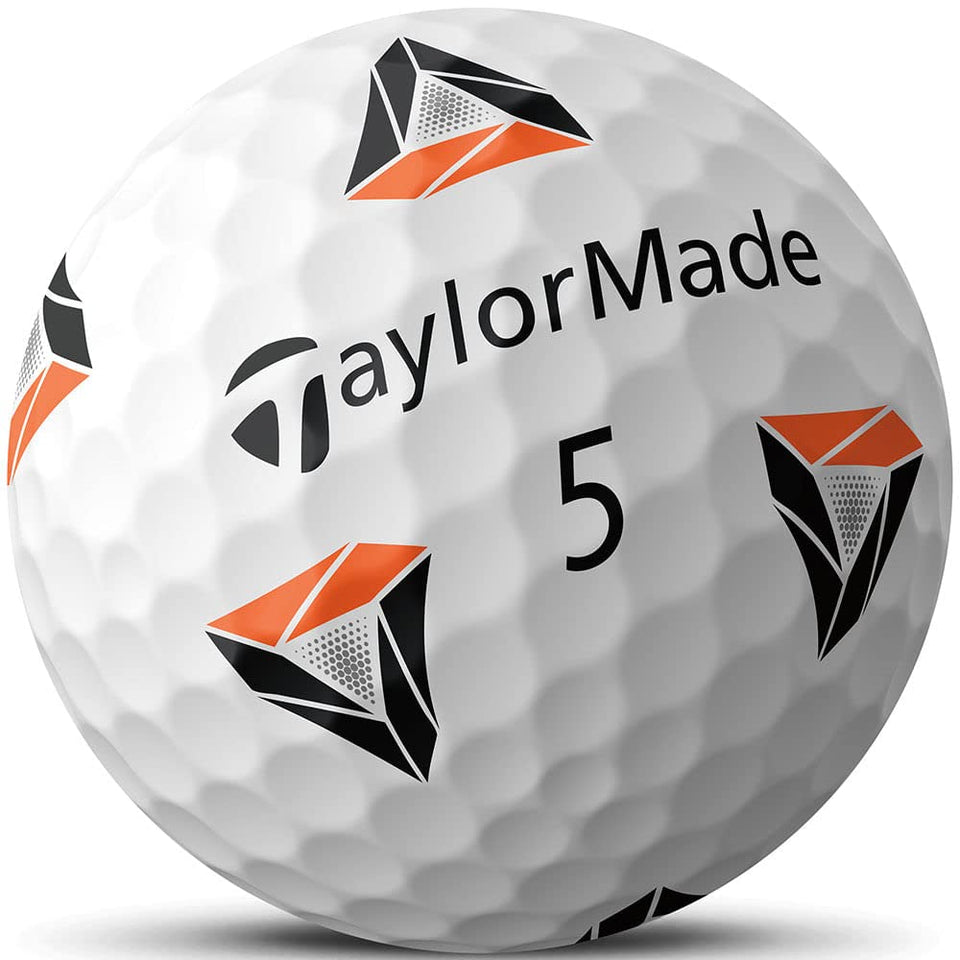 TaylorMade TP5 Pix 2.0 ball with reactive core for faster speed
