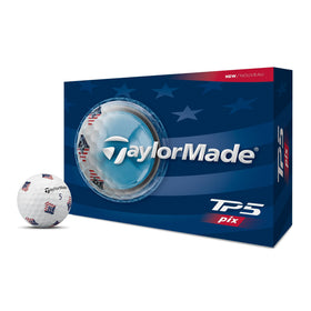 TaylorMade TP5 PIX five-layer construction boosts speed and flight.